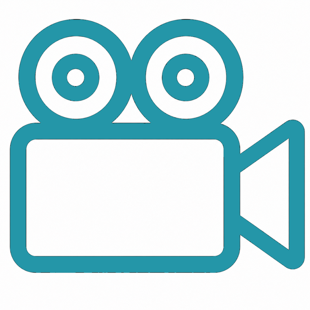video camera, representing videos and video production