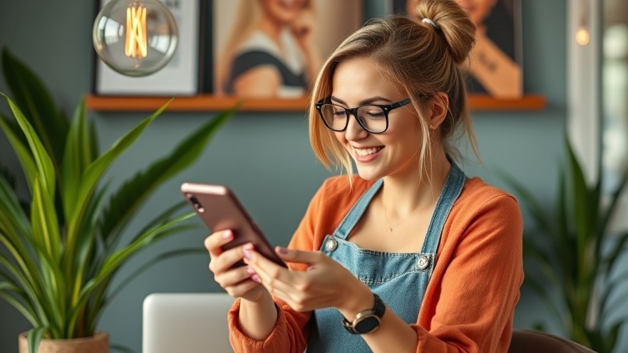 Female small business owner shares budget-friendly social media marketing ideas.