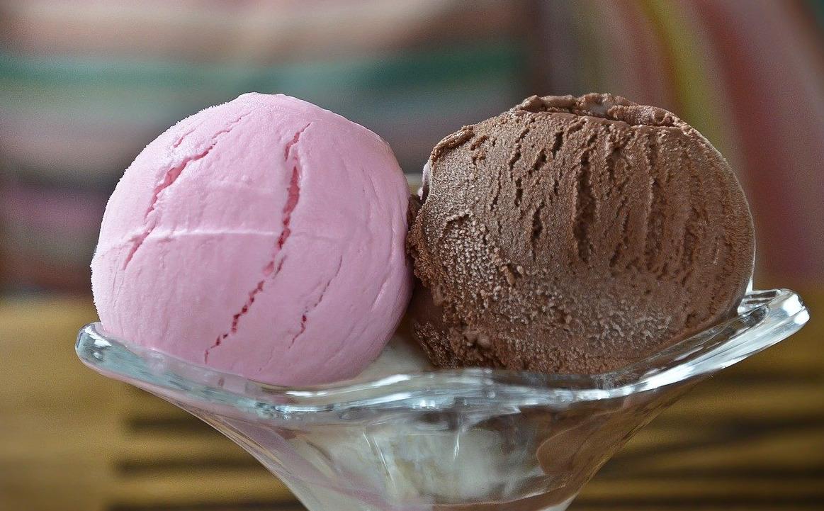 icecream in a bowl, represets an ice cream company who ordered custom access development 
