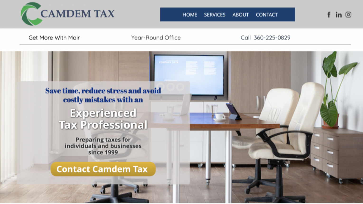 Camdem Tax website