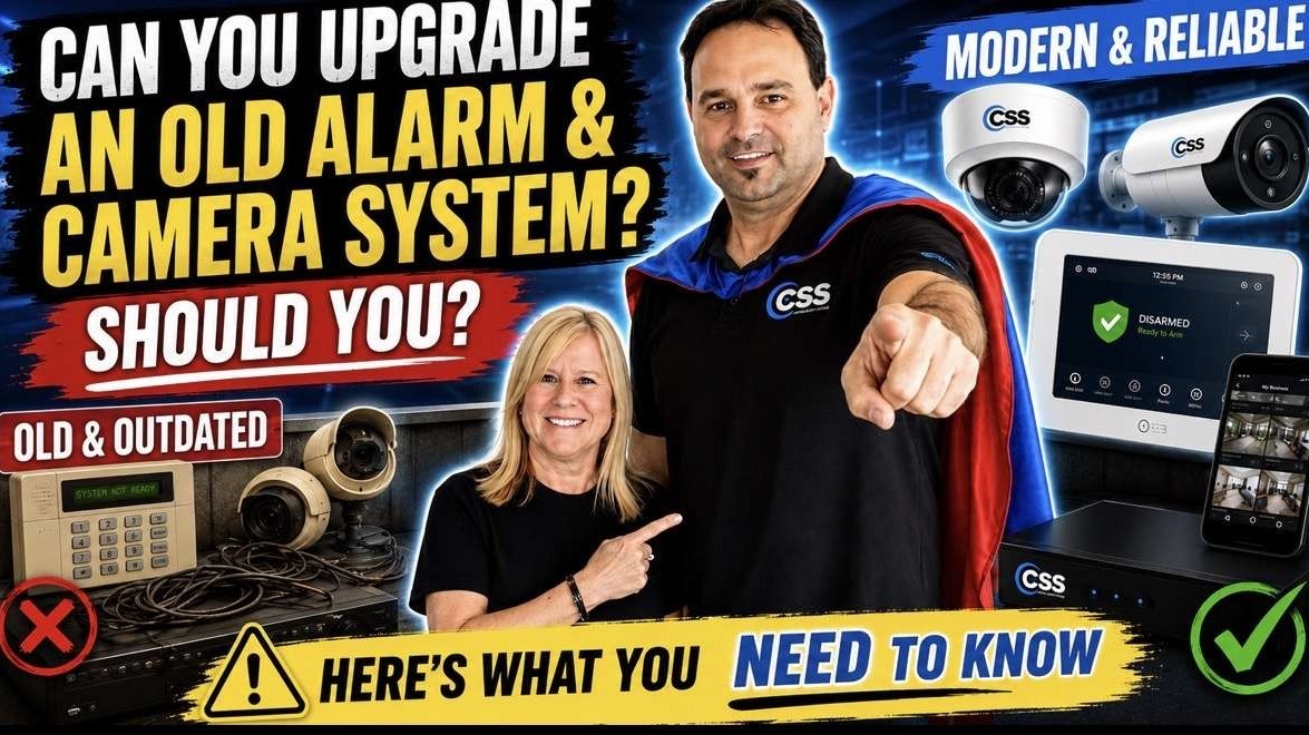 Can you upgrade an old alarm & came?ra system