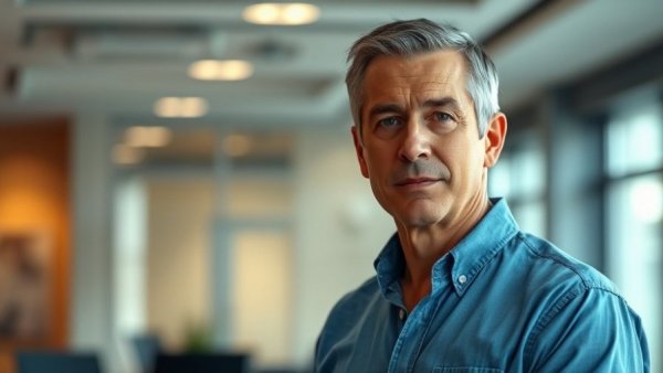 Professional in office representing Turks and Caicos luxury real estate.