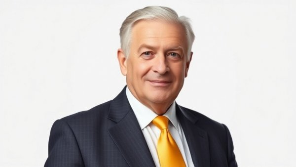 Confident older man in a suit for Real Estate Tokenization topic.