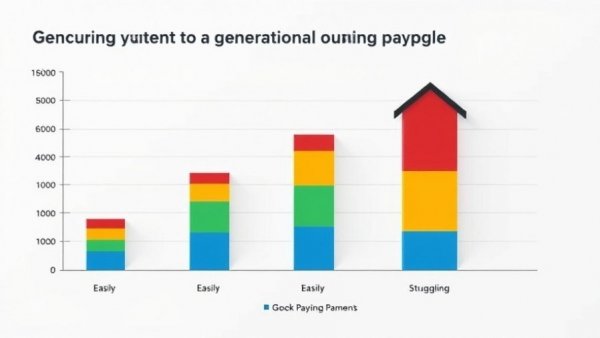 Bar chart illustrating the housing affordability crisis among generations.