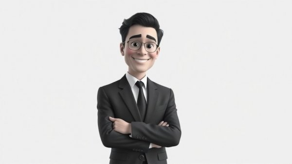 Professional portrait of a mature individual in a suit with a confident smile.