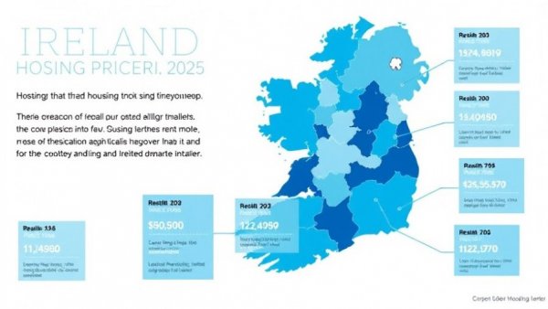 Ireland housing market stabilization map with 2025 price data.