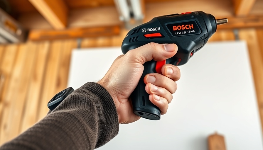 Bosch Power Tools New 18V Tools in use during panel installation.