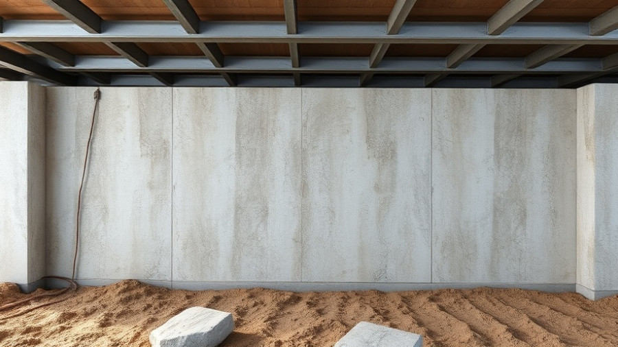 Concrete foundation preparation for affordable housing in London.