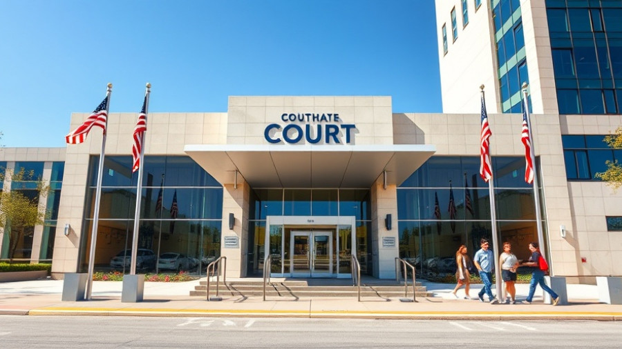 Courthouse in Long Beach related to hit-and-run sentencing.