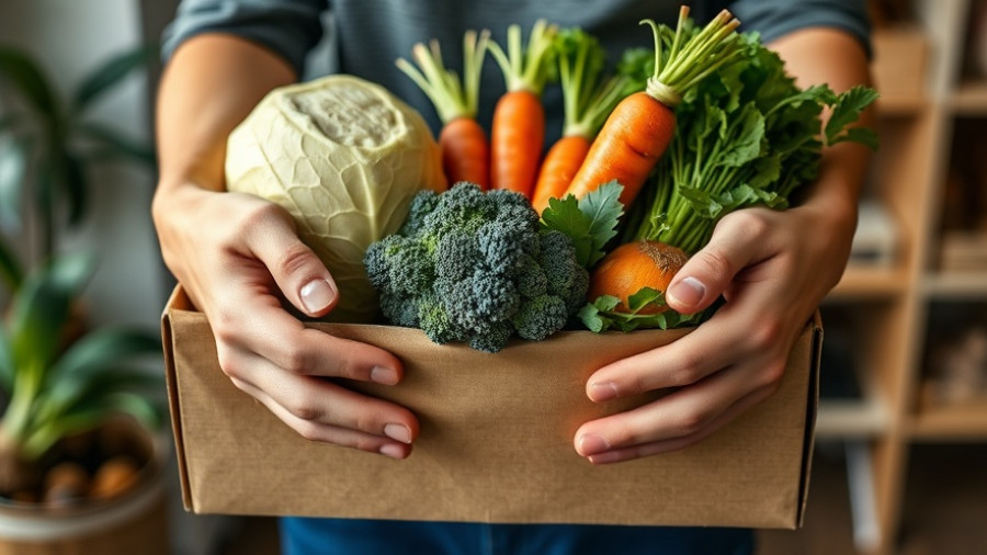 Person carrying box of fresh vegetables highlighting SNAP impacts for Medicare beneficiaries.