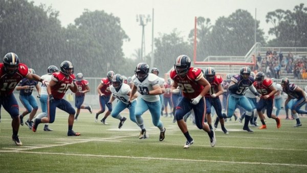 Orange County football rankings: intense rainy game action