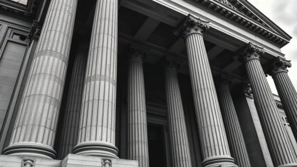 Classic courthouse facade with Corinthian columns, DUI crash consequences Westminster.