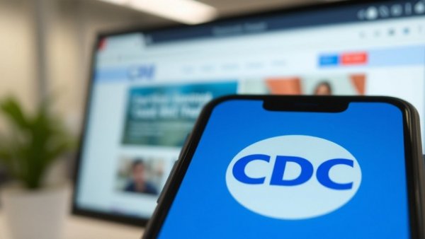 CDC changes vaccines and autism messaging shown on smartphone and screen.