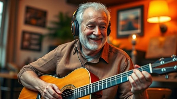 Celebrating November moments with a senior enjoying music, Symphony of Senses.