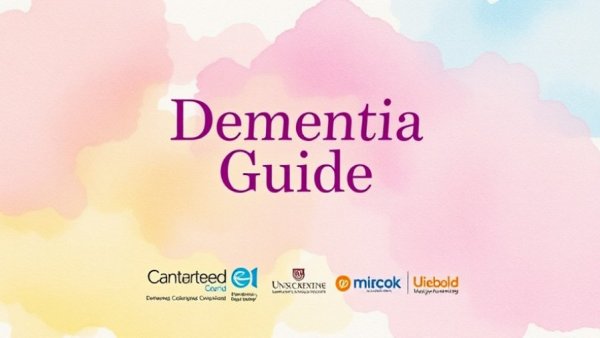 Watercolor design for dementia guide, promoting awareness.