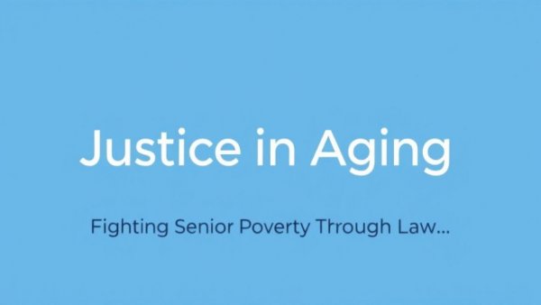 Justice in Aging logo highlighting senior poverty law.
