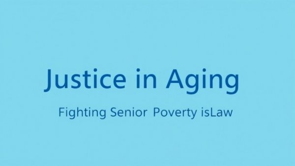 Minimalist graphic for Justice in Aging organization.