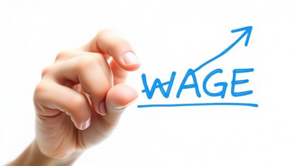 UK employers plan 3% pay increases symbolized by rising wage graph.