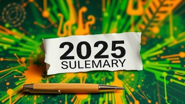 2025 Home Technology Innovations summary with pen and torn paper.