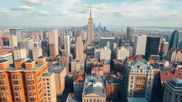 NJ FamilyCare Home and Community-Based Services urban cityscape.