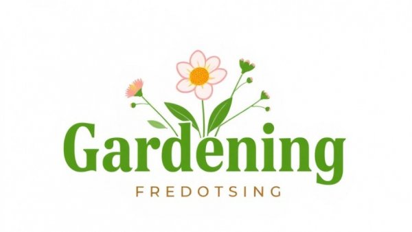 Savvy Gardening logo with floral design.
