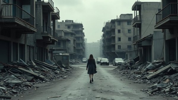 Urban devastation illustrating impact of conflict on streets, Israel Halts Doctors Without Borders Operations.