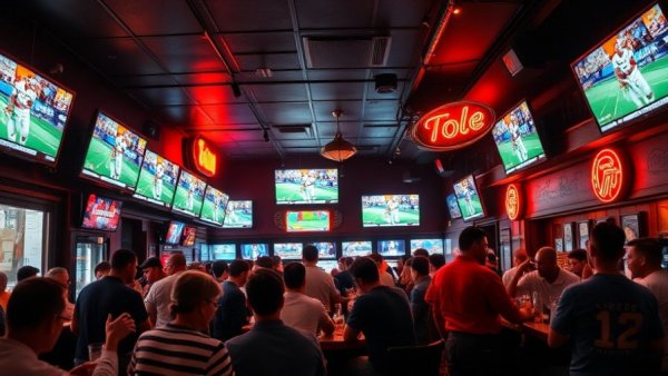 Long Beach sports bar showcasing nightlife safety measures, Belmont Shore.