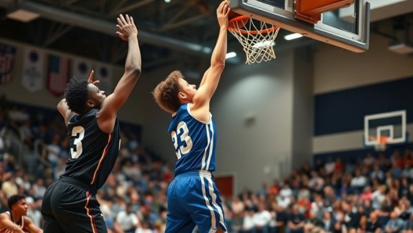 High school basketball game in action, reflecting Orange County boys basketball rankings.