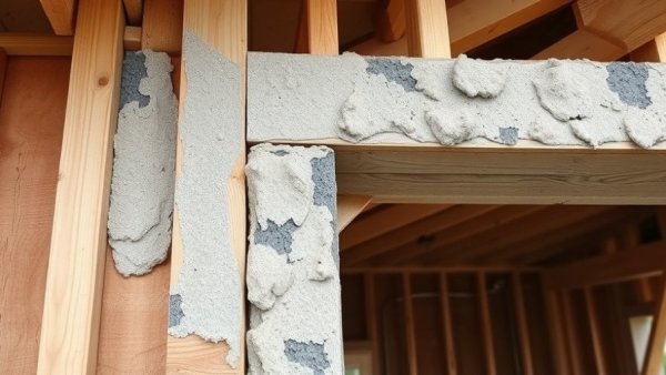 Exposed house frame with mold issues, highlighting whole-house dehumidification need.