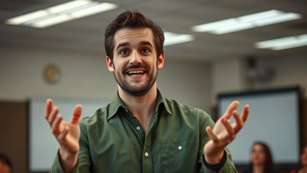 Financial literacy presentation in Surf City classroom.