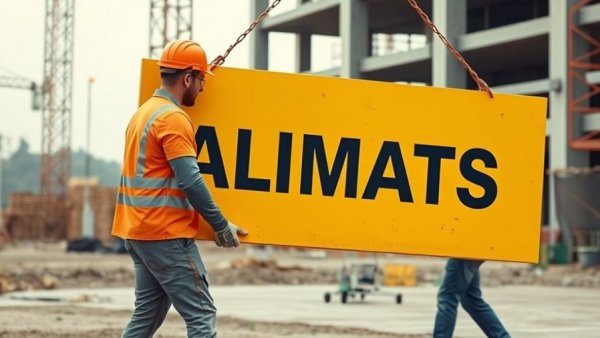 Construction workers handling equipment at Crompton Place redevelopment Bolton