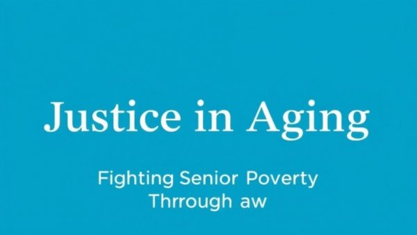 Justice in Aging logo about senior poverty law.