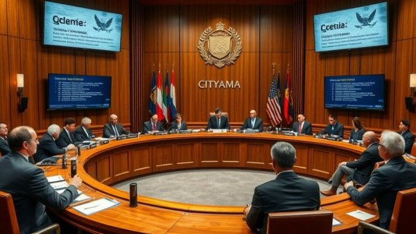 Huntington Beach Planning Commission meeting in session.