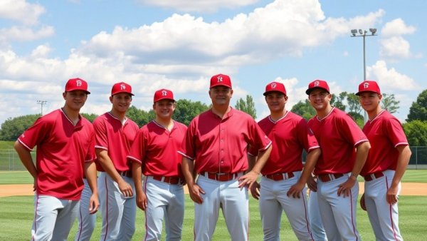 Orange Lutheran baseball team on field preview, standing confidently.