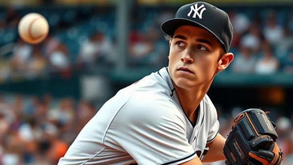 Jared Grindlinger MLB Draft Prospect pitching on a field.