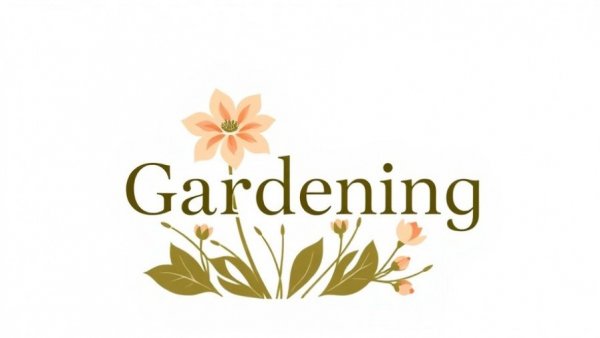 Savvy Gardening logo and flower illustration