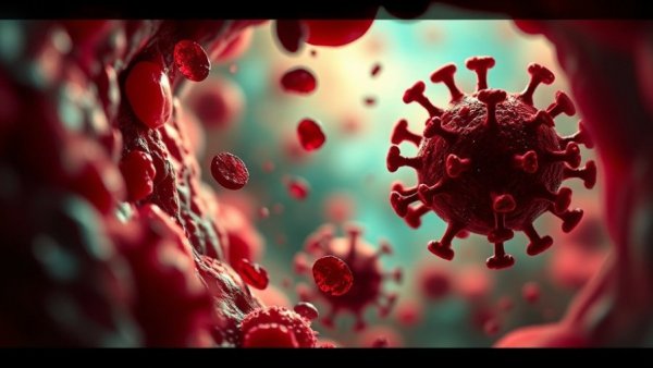 FDA Approves Idvynso HIV Treatment; microscopic view of cells.