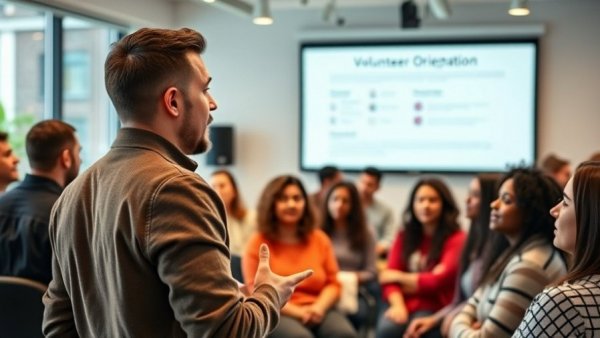 Orientation session at Medicare Rights Center for new volunteers.