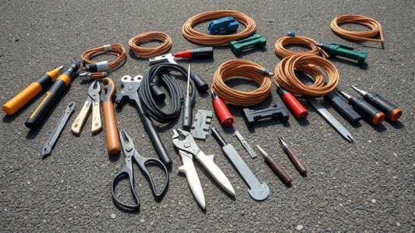 Copper theft evidence displayed by Long Beach police.
