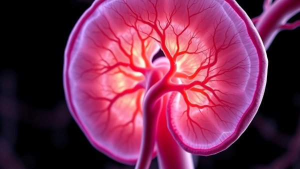 3D kidney glomerulus illustration, detecting clinically silent fluid overload.
