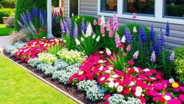 10 Flower Bed Layout Ideas That Naturally Block Weeds and Boost Curb Appeal