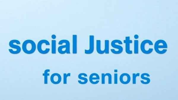Justice in Aging banner advocating against California older adults healthcare cuts.