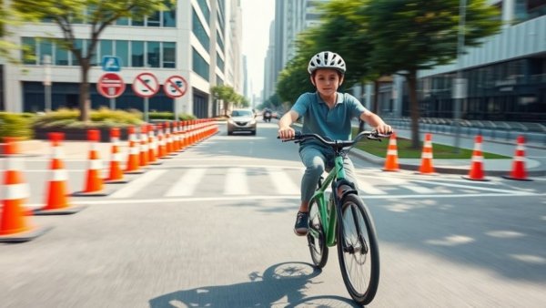 eBike safety training for youth in urban environment.