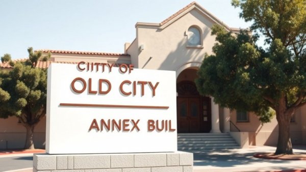 Lifeguard HQ project update at Seal Beach Annex Building entrance.