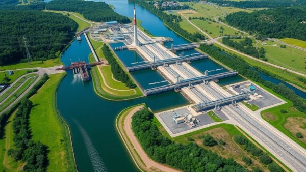 Virginia floodwater management project facility with water control systems