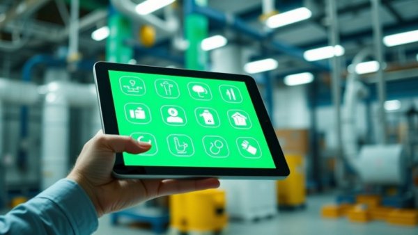 Watts product selection tool for LEED v5 plumbing upgrades on tablet.