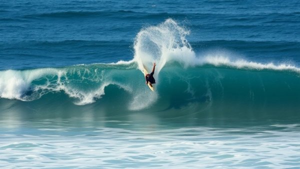 Playa Guiones surfing experience with a dramatic wipeout.
