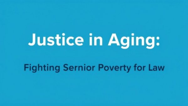 Logo for Justice in Aging focusing on SSI eligibility and senior poverty