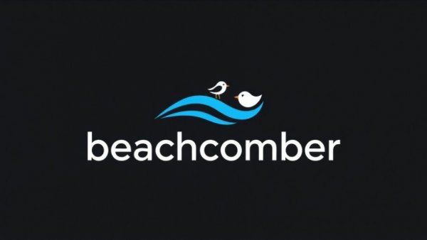 Beachcomber logo featuring wave and bird.