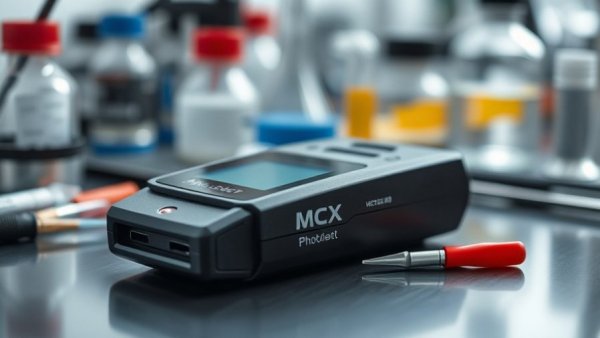 Compact MCX Pocket Photometer on a sleek surface.